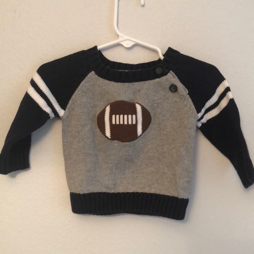 Gymboree baby boy football sweater